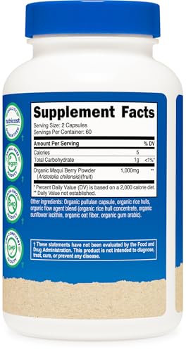 Nutricost Organic Maqui Berry Capsules