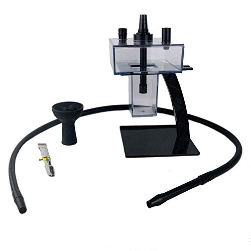 BGSFF Shisha-Set, Micro Modern Acryl Shisha T-Type Shisha-Set mit Silikonschale, Silikonschlauch, Zange, Shisha-Zubehör… – Bild 3