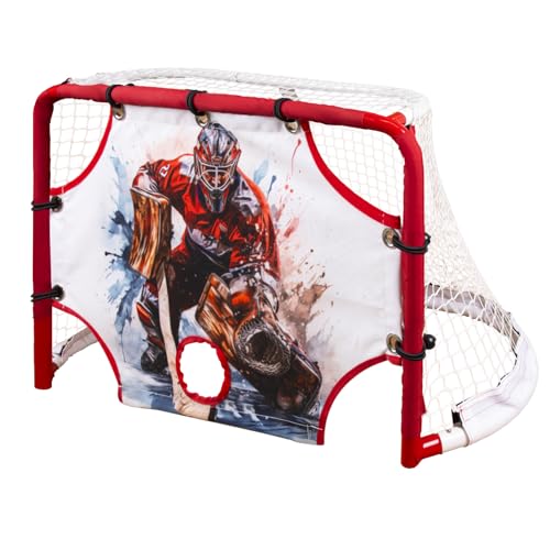 Kasifei Mini Steel Hockey Net with Shooter Tutor, 30