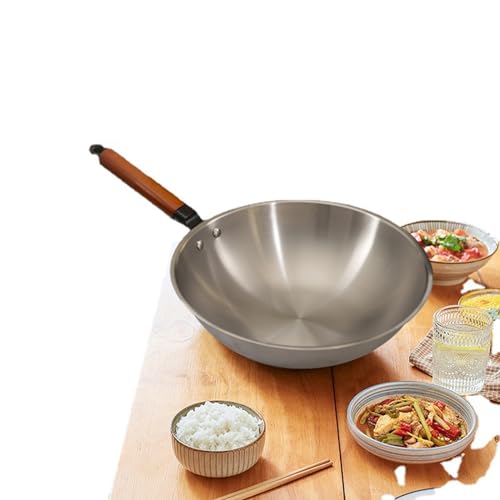 Wok grande de aleación de titanio con tapa miniatura 1