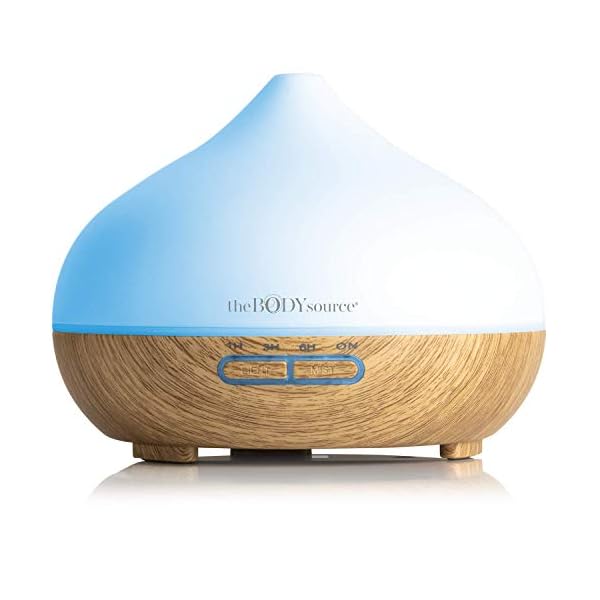 The Body Source® Aroma Diffuser for Essential Oils with 7 Colour LED Lights (300ml)