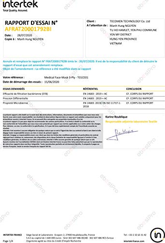 KAROFI - Mascherine Chirurgiche TIPO i MEDICO, 3