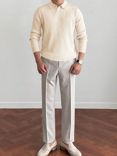 Image of Noble Monk Relax Fit |Textured| Lycra | Polo Neck T-Shirt