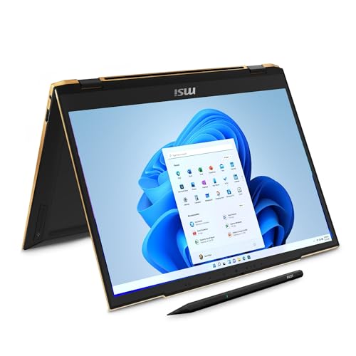 msi Summit E13 AI Evo 2025 Laptop / 13.3' Touch 60hertz / 16 Cores Intel Ultra 7 155H Intel Arc Graphics / 16GB LPDDR5 1TB NVMe SSD M.2 / Backlit Keyboard Fingerprint Thunderbolt 4 Wi-Fi / Win11H