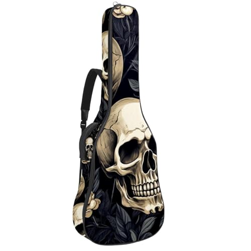 Sac pour guitare acoustique Halloween Skull housse étanche pour musiciens