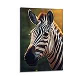 Photo Gallery ycgymx poster su tela, motivo: statua di zebra mattutina con luce del mattino, poster decorativo da parete per camera da letto, stampa artistica e moderna, 50 x 75 cm Photo Gallery ycgymx poster su tela, motivo: statua di zebra mattutina con luce del mattino, poster decorativo da parete per camera da letto, stampa artistica e moderna, 50 x 75 cm