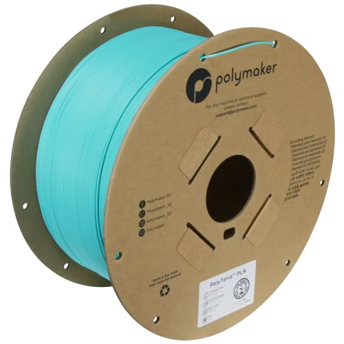 Image of Polymaker Matte PLA Filament Arctic Teal 1.75mm 1kg 3D Printing Filament, PolyTerra 3D Printer Filament
