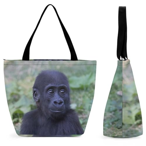 Sac de shopping chimpanzé grand cabas de voyage pour les cours
