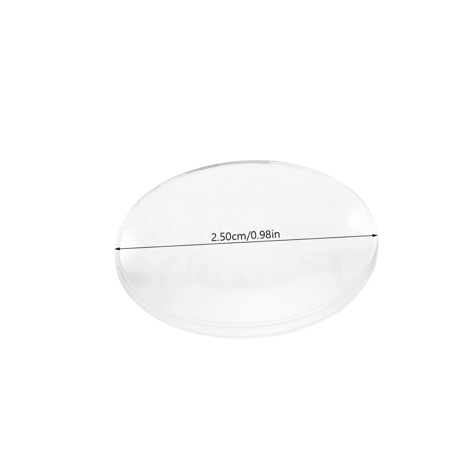 60pcs Acrylic Biconvex Lenses Kit for Physics Teaching