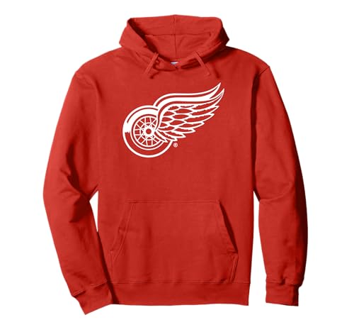 Detroit Red Wings Icon Red Officially Licensed Pullover Hoodie