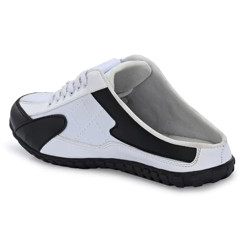 Shoe Island Airmaxxx Black Slip-On Sneakers White - Image 5