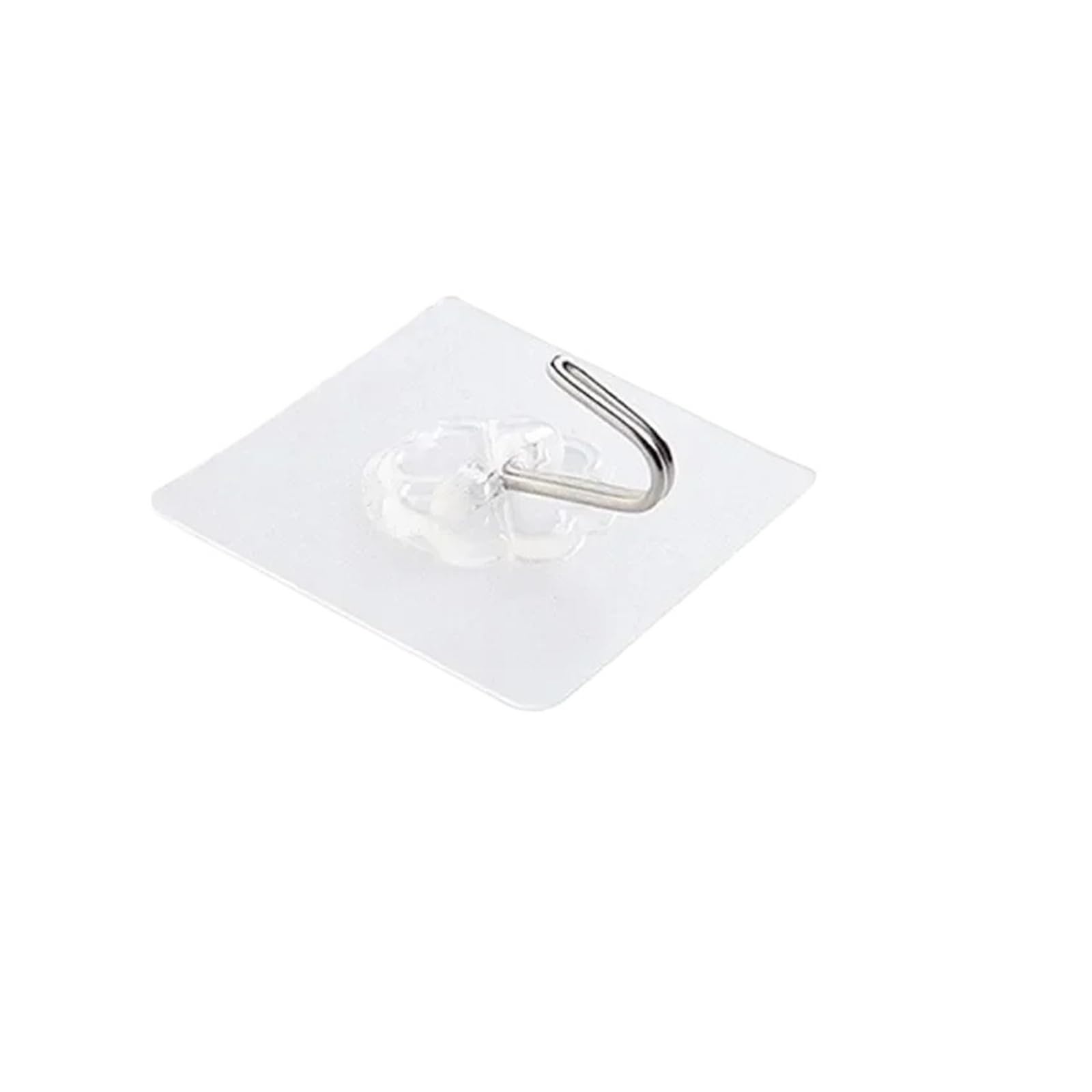 AQXYWAZQ 10PCSTransparent Kitchen Seamless Adhesive Hook Bathroom Wall Hanging AdhesiveWall Door Strong Nail Small Hook