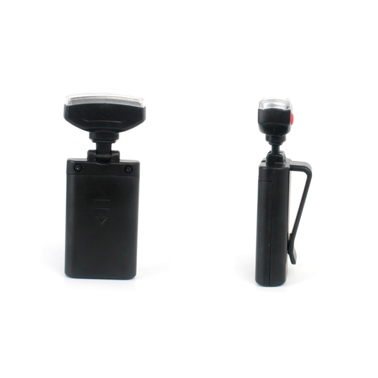 HANABASS 4pcs Clip Hat Light Portable Led Floodlights for Hands Outdoor Activities Like Camping Fishing and Hiking Lightweight Versatile Visor Mount Black