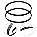 2 Pack Band Saw Rubber Tires Replacement For 8-14 Inch Wheels, Anti-Slip Rubber Rings, Compatible With Woodworking Band Saw Scroll Wheel Accessories, Rubber Woodworking Saw Wheel (for 12 Inch)
