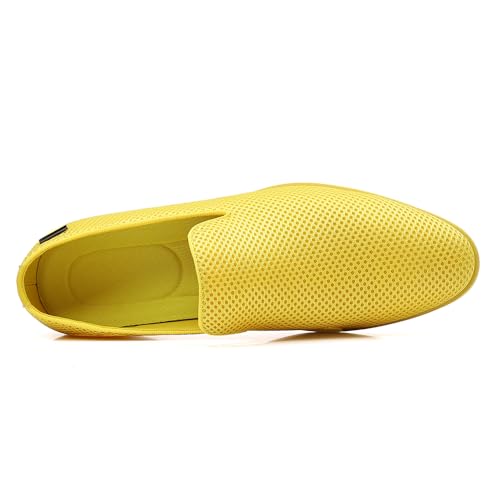 Image of Mens Tuxedo Dress Loafers Slip On Formal Wedding Shoes
