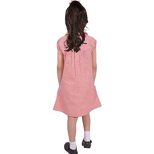 Vestidos de cuadros vichy pack de 2 para uniforme escolar de niña 5
