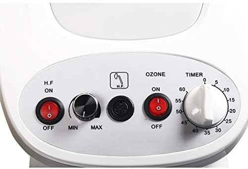 Miniatura 4 de Equipo de spa de salón de vapor facial lámpara de aumento 5X y kit de belleza de alta frecuencia