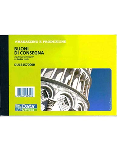 Blocco Buoni Consegna 50x2 Copie 11,5x16,5 cm Confezione 40