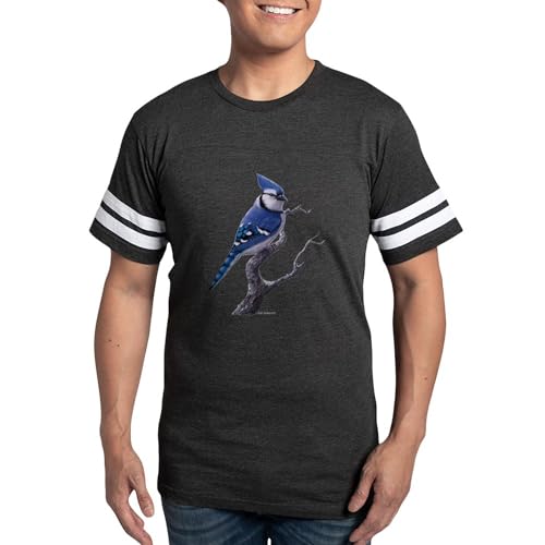 CafePress Blue Jay Bird Mens Football Shirt Men's Football T-Shirt