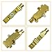 PV4 Brass Brake Proportioning Valve Disc Front/Disc Rear Brakes | Fit for GM Vehicles Chevrolet (Chevy), Ford, Chrysler, Street Rod, Hot Rod Classic Car & Truck | OE# 172-1361