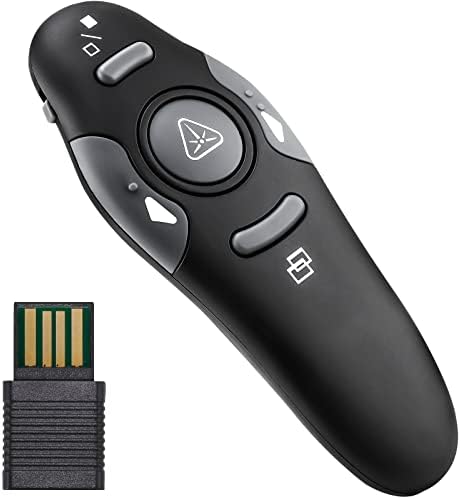 Computer Remote Clicker Tomorotec Presentation Clicker Wireless Presenter Remote Clicker for ...