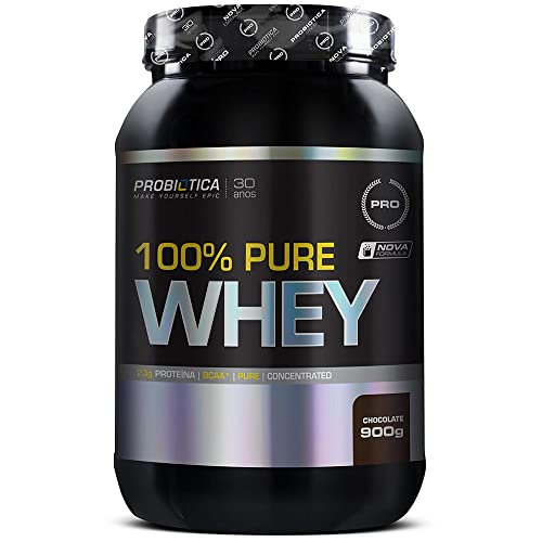 100% Pure Whey (900G) - Sabor Chocolate, Probiótica