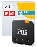 tado° Capteur de température radio X, accessoire pour le smart thermostat X, pour une gestion optimale du radiateur, installation DIY simple, pas compatible avec tado° V3+