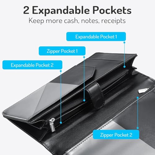 image for Forvencer Server Book High Volume, Expandable Server Book,5