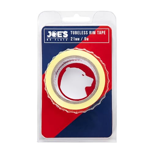 Kit conversion Tubeless JOES-NO-FLATS 29mm x 60m rouleau adhésif jaune de jante