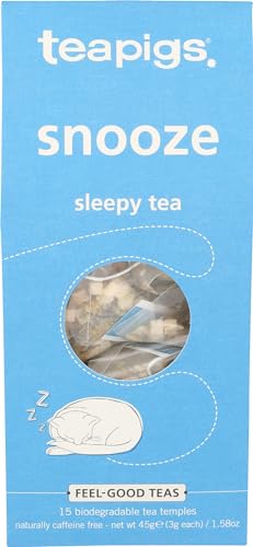 Pigs Organic Snooze Herbal Tea Made With Whole Herbs And Fruits (1 Pack Of 15 Tea Bags)