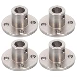 Flanschkupplung 6mm aus Eisen für Präzisionsantrieb Silber