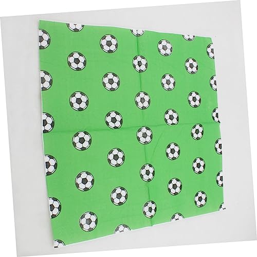 KALLORY 120 Pçs Guardanapos De Aniversário Festa De Aniversário Guardanapo De Tecido Guardanapos De