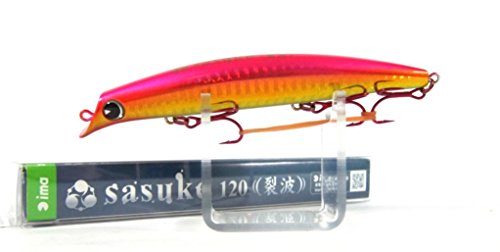 Le leurre Ima Sasuke 120 mm flottant coloris 107 est idéal pour la pêche au bar