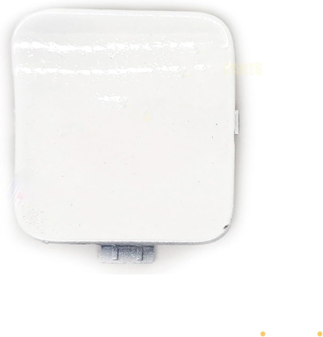 Rear Tow Cover for 11-15 BMW X1 E84 Msport Fit 16i 18dX 18i 20dX 20iX 23i 23dX 25dX 25iX 28iX xDrive sDrive SAV 2011 2012 2013 2014 2015 Bumper Hook Eye Cap Left White