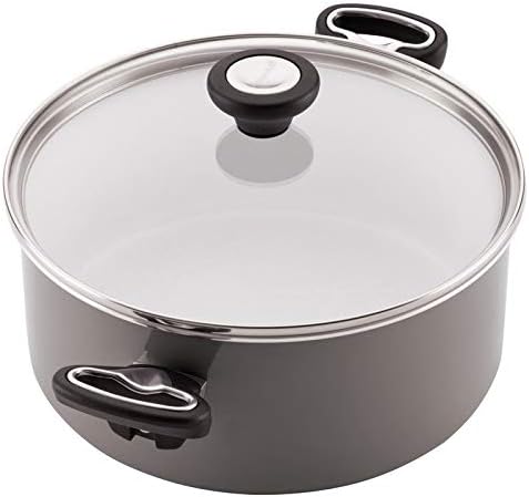 Pemberly Row Ceramic Nonstick Cookware 12 Piece Cookware Set
