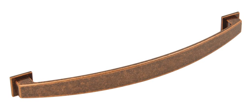 Solmer Ltd Antique Copper Hafele Augusta Cup Bow Knob Handles Kitchen Furniture Cabinet (Bow 160Mm)