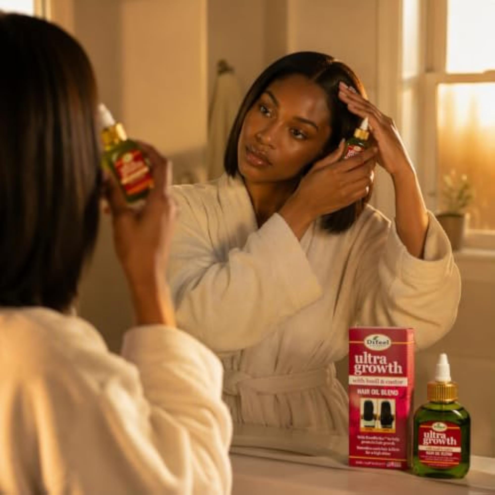 Ultra Growth 98% Natural Basil & Castor Hair Growth Oil