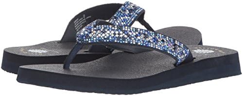Yellow Box Women's Soriano Sandal, Blue, 6 M US | Image 6