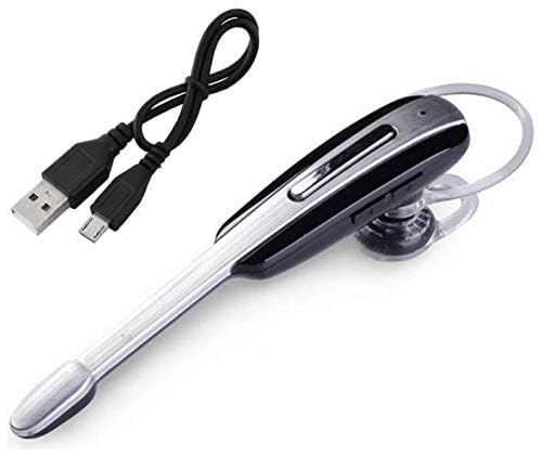 Lipzie (𝟏𝟓 𝐘𝐄𝐀𝐑𝐒 𝐖𝐀𝐑𝐑𝐀𝐍𝐓𝐘 Wireless Bluetooth Single-Ear Headset with Noise-Canceling Mic, HD Audio, Lightweight Ergonomic Design for Calls, Music, Driving, Office Work