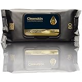 CleanSkin [80-Count] Cleansing Safe Green Soap Tattoo Wipes for Tattooing All in One Solution to Hea