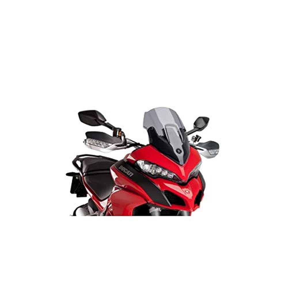 Puig 7622H Cupolino Sport compatto e aerodinamico in acrilico ad alto impatto con profilo arrotondato e design sportivo che migliora protezione e visibilità, Fumé