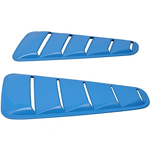 Pre-painted Trunk Spoiler Compatible With 2010-2014 Ford Mustang, Factory Style Window Louver Painted Grabber Blue # CI - PP Tail Deck Lid Bodykit Other Color Available by IKON MOTORSPORTS, 2011