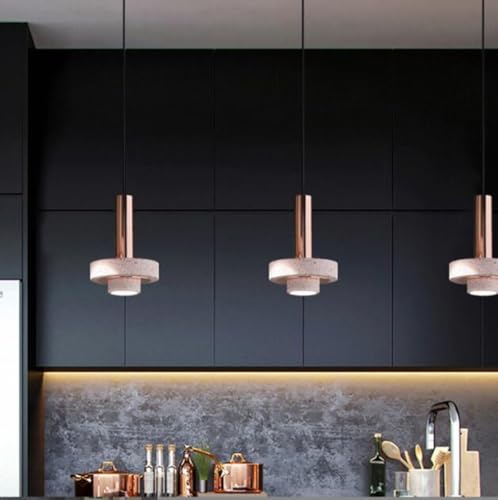 Lampe suspendue nordique en terrazzo pour table à manger et chambre