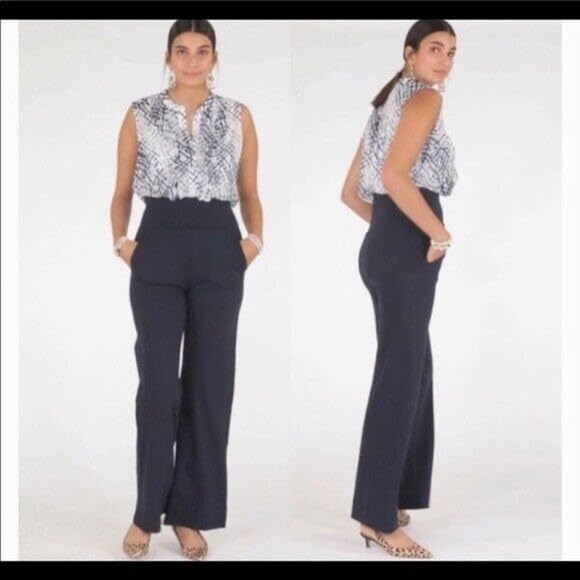 Cabi Chance Wide Leg Black Knit Pants3