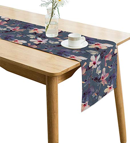 Image of Handmade Jute Table Runner, 12 x 94 Inches for 8 Seater, Heat Resistant & Non-Slip, Natural Rustic Farmhouse Decor, AATR0042