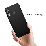 BENNALD Etui do Huawei P30 Lite, miękkie silikonowe etui ochronne – etui premium z termoplastycznego poliuretanu (TPU), etui na telefon komórkowy do Huawei P30 Lite (czarne, czarne)