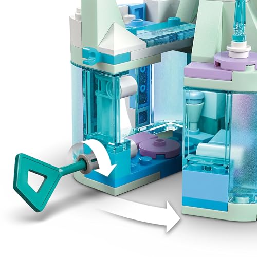 Image of LEGO ǀ Disney Frozen Mini Arendelle Castle & Elsa's Ice Palace 43278 Building Blocks Toys for 5+ Gift for Boys and Girls