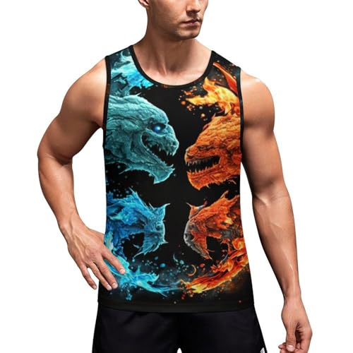 Men Boys Sleeveless Vest Undershirts Summer Tank Top Daily Wear - Sweatproof