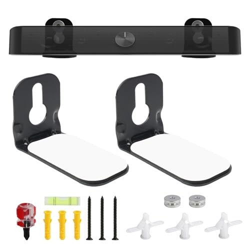 Estante de acero resistente para barra de sonido con almohadillas de alta protección