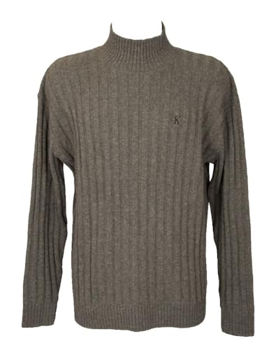 Pull Calvin Klein Jeans Homme Col Montant Idéal pour le Bureau et Week-end